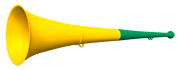 original my vuvuzela, 2-teilig, grn-gelb