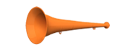 Vuvuzela 36cm orange